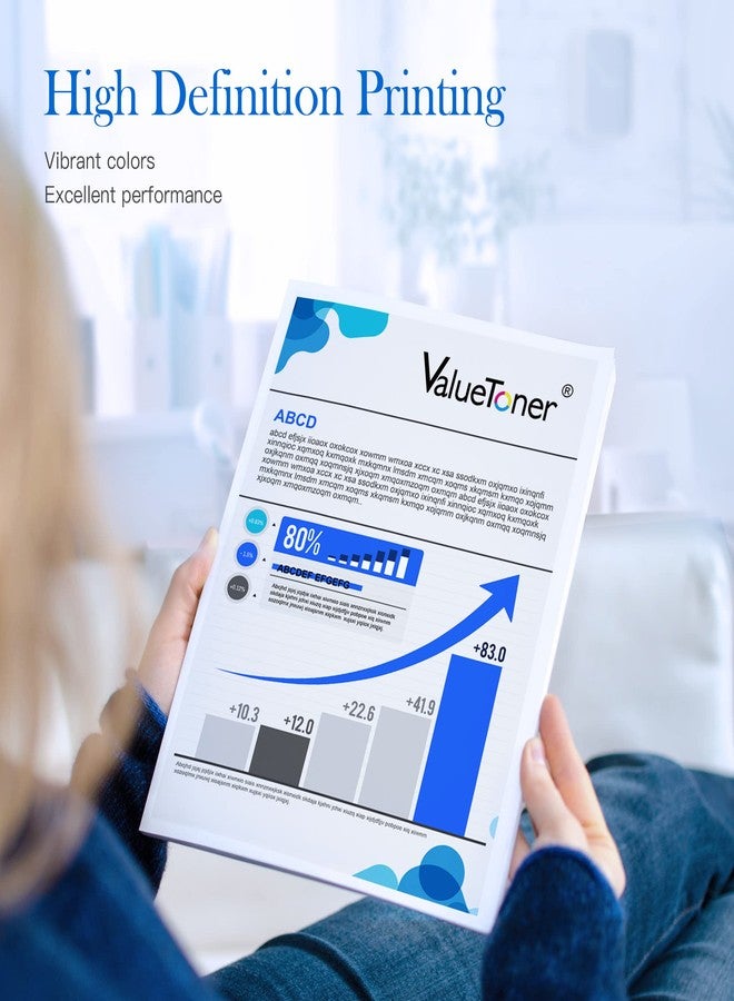 Valuetoner خرطوشة حبر معاد تصنيعها من Valuetoner بديلة لطابعات Epson 802XL و 802 XL و T802XL و T802 XL للاستخدام مع طابعات Workforce Pro WF-4720 و WF-4730 و WF-4734 و WF-4740 و EC-4020 و EC-4030 و EC-4040 (عبوة من 4 خراطيش) - Image 4